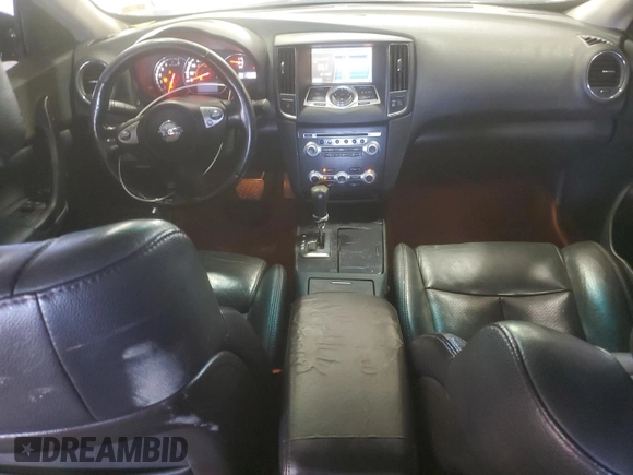2012 Nissan Maxima SV with VIN 1N4AA5AP9CC813100, listed as a Copart auction lot 61155655 with 182,200 mi miles and Salvage title. Bid and sale history available at DreamBid. Image 8.