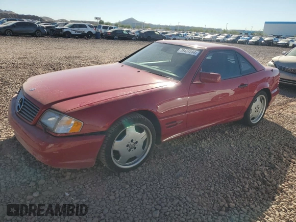 1998 Mercedes-Benz SL-Class with VIN WDBFA67F0WF157813, listed as a Copart auction lot 78424584 with 122,352 mi miles and Clean Title. Bid and sale history available at carsss.com. Image 1.