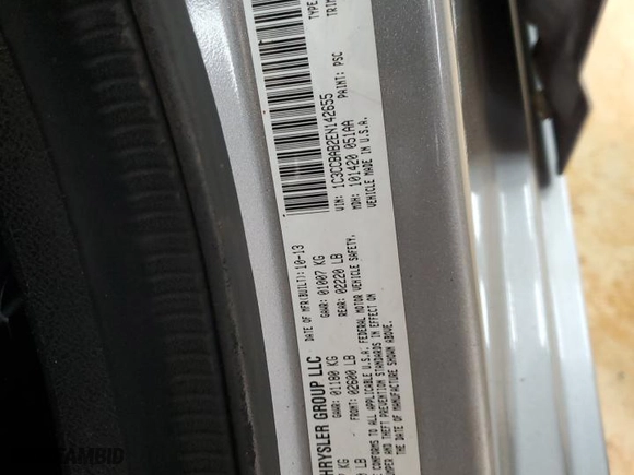 2014 Chrysler 200 LX with VIN 1C3CCBAB2EN142655, listed as a Copart auction lot 84732894 with 372,643 mi miles and Salvage Title. Bid and sale history available at carsss.com. Image 14.