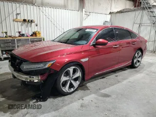 2018 Honda Accord Touring z VIN 1HGCV1F96JA121476, wystawiony jako Copart lot #51966595 z przebiegiem 92 793 mil mil oraz Szkoda całkowita • Salvage title. Historia ofert i sprzedaży dostępna na DreamBid. Obrazek 1.