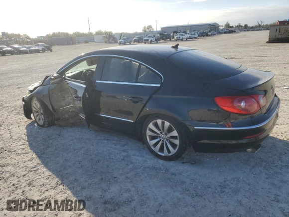 2010 Volkswagen CC Sport with VIN WVWNN7ANXAE553026, listed as a Copart auction lot 81978474 with 0 mi miles and Salvage Title. Bid and sale history available at carsss.com. Image 2.