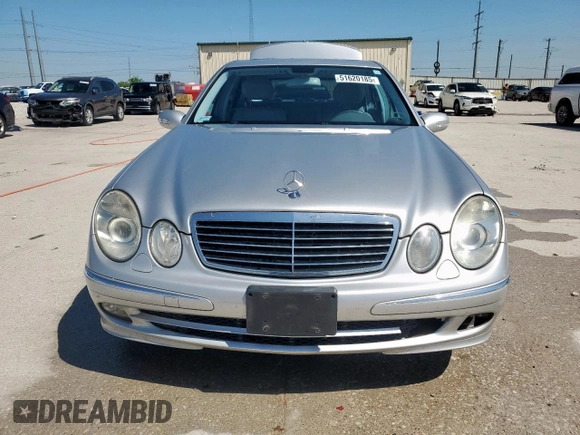 2005 Mercedes-Benz E 5.0L with VIN WDBUF70J95A718132, listed as a Copart auction lot 51620185 with 249,876 mi miles and Salvage Title. Bid and sale history available at carsss.com. Image 5.
