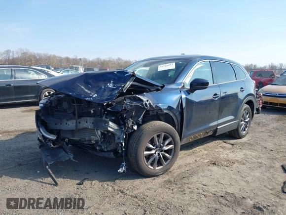 2021 Mazda CX-9 Touring with VIN JM3TCBCY9M0510474, listed as a IAAI auction lot 41722933 with 109,131 mi miles. Bid and sale history available at carsss.com. Image 2.