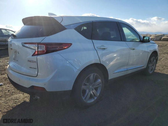 2019 Acura RDX w/Advance Pkg with VIN 5J8TC2H76KL017955, listed as a Copart auction lot 86873194 with 32,137 mi miles and Salvage Title. Bid and sale history available at carsss.com. Image 3.