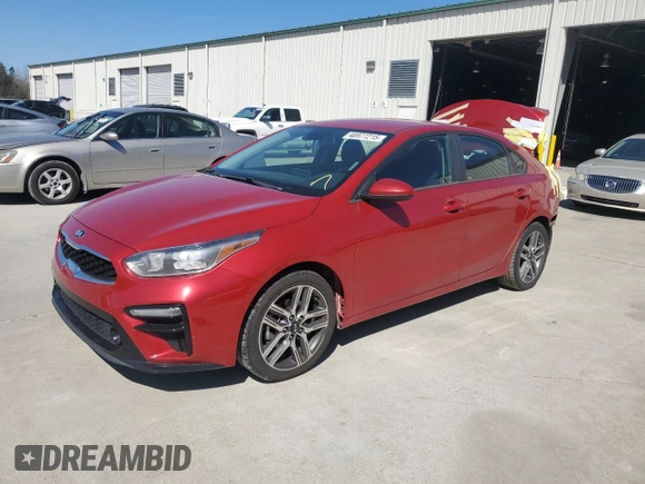 2019 Kia Forte S with VIN 3KPF34AD8KE016564, listed as a Copart auction lot 46977215 with 162,113 mi miles and Salvage Title. Bid and sale history available at carsss.com. Image 1.