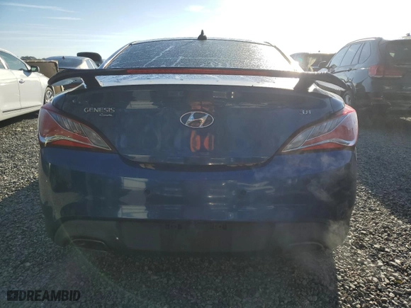 2016 Hyundai Genesis Coupe 3.8L Ultimate with VIN KMHHU6KJ9GU133953, listed as a Copart auction lot 47342095 with 60,177 mi miles and Salvage Title. Bid and sale history available at carsss.com. Image 6.