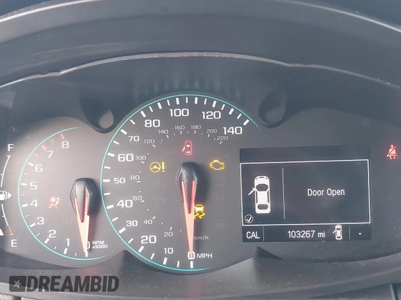 2017 Chevrolet Trax LS with VIN 3GNCJKSBXHL289303, listed as a IAAI auction lot 41899197 with 103,267 mi miles. Bid and sale history available at carsss.com. Image 7.