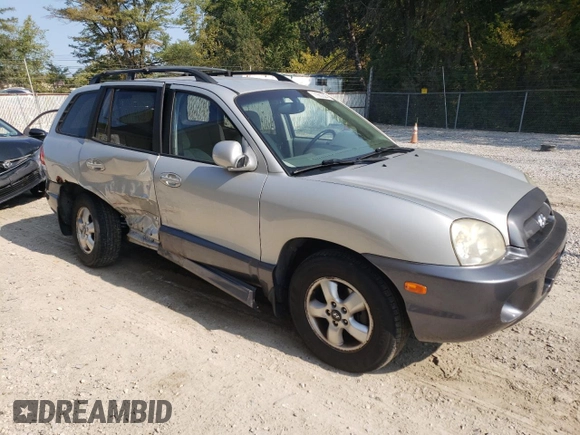 2006 Hyundai Santa Fe GLS with VIN KM8SC13E86U101698, listed as a Copart auction lot 71602044 with 72,416 mi miles and Salvage Title. Bid and sale history available at carsss.com. Image 4.