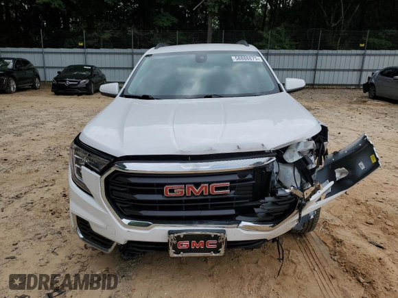 2022 GMC Terrain SLE with VIN 3GKALMEV1NL149023, listed as a Copart auction lot 58888875 with 22,071 mi miles and Salvage title. Bid and sale history available at DreamBid. Image 5.