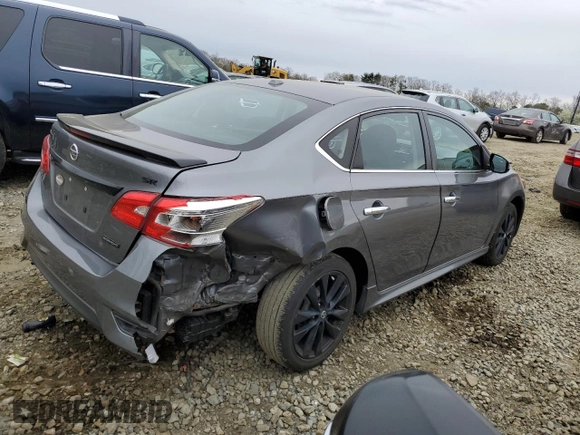 2018 Nissan Sentra S with VIN 3N1AB7AP4JY282981, listed as a Copart auction lot 52480955 with 57,217 mi miles and Salvage Title. Bid and sale history available at DreamBid. Image 3.