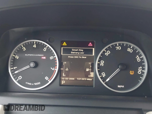 2011 Land Rover Range Rover Sport SC with VIN SALSH2E40BA267833, listed as a IAAI auction lot 42255739 with 101,323 mi miles and . Bid and sale history available at DreamBid. Image 7.