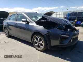 2021 Kia Forte FE with VIN 3KPF24AD0ME361061, listed as a Copart auction lot 49776185 with 57,163 mi miles and Salvage title. Bid and sale history available at DreamBid. Image 4.