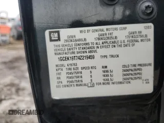2004 Chevrolet Silverado 1500 with VIN 1GCEK19T74Z219459, listed as a Copart auction lot 44248835 with Not Provided miles and Salvage Title. Bid and sale history available at DreamBid. Image 14.