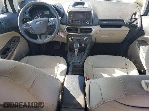 2021 Ford EcoSport S with VIN MAJ3S2FE1MC418048, listed as a Copart auction lot 48283845 with 12,979 mi miles and Salvage Title. Bid and sale history available at DreamBid. Image 8.