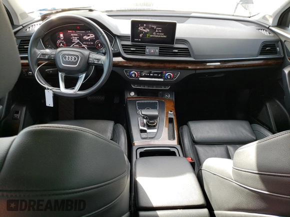 2018 Audi Q5 Premium Plus with VIN WA1BNAFY2J2137003, listed as a Copart auction lot 37217023 with 54,105 mi miles. Bid and sale history available at carsss.com. Image 8.