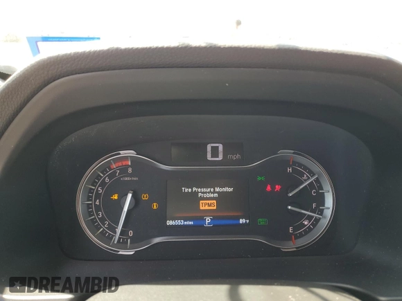 2016 Honda Pilot EX-L with VIN 5FNYF6H57GB091509, listed as a Copart auction lot 49555095 with 86,553 mi miles and Salvage Title. Bid and sale history available at DreamBid. Image 9.
