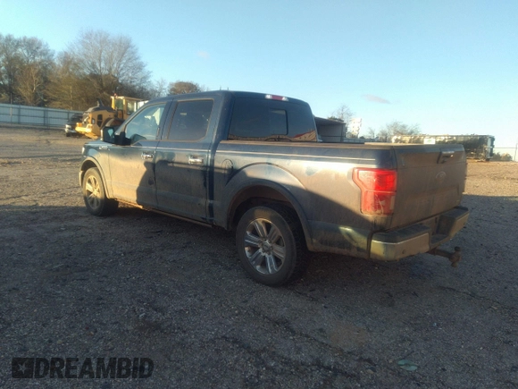 2018 Ford F-150 XL with VIN 1FTEW1CG0JKD04292, listed as a IAAI auction lot 41245394 with 155,368 mi miles. Bid and sale history available at carsss.com. Image 3.