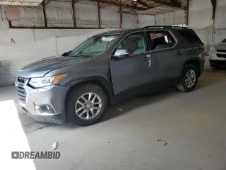 2019 Chevrolet Traverse LT Cloth with VIN 1GNEVGKW4KJ210297, listed as a Copart auction lot 64590085 with Not provided miles and Salvage title. Bid and sale history available at DreamBid. Image 1.