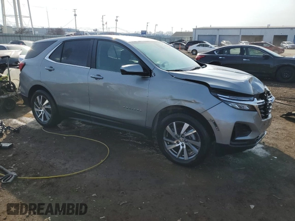 2024 Chevrolet Equinox LT with VIN 3GNAXUEG2RL247363, listed as a Copart auction lot 48898345 with 16,244 mi miles and Salvage Title. Bid and sale history available at DreamBid. Image 4.