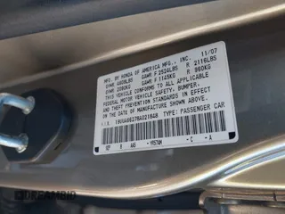 2008 Acura TL with VIN 19UUA66278A021848, listed as a IAAI auction lot 41757893 with 122,940 mi miles. Bid and sale history available at carsss.com. Image 9.