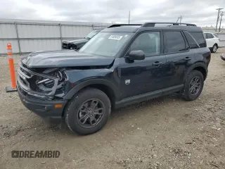 2021 Ford Bronco Sport Big Bend with VIN 3FMCR9B60MRA66056, listed as a Copart auction lot 54869535 with 23,248 mi miles and Salvage title. Bid and sale history available at DreamBid. Image 1.