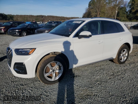 2023 Audi Q5 Premium with VIN WA1ABAFY9P2046985, listed as a Copart auction lot 80493784 with 41,454 mi miles and Salvage Title. Bid and sale history available at carsss.com. Image 1.