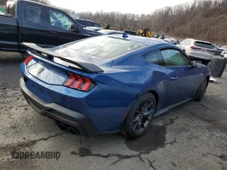 2024 Ford Mustang Dark Horse with VIN 1FA6P8R02R5502375, listed as a Copart auction lot 82881654 with 0 mi miles and Salvage Title. Bid and sale history available at carsss.com. Image 3.