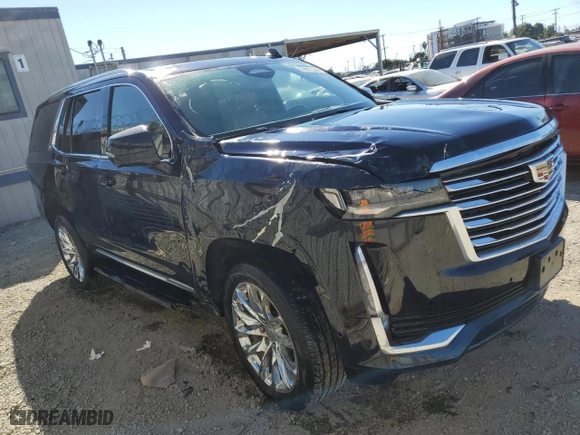 2022 Cadillac Escalade Premium Luxury with VIN 1GYS4BKL9NR173173, listed as a Copart auction lot 79972944 with 68,131 mi miles and Salvage Title. Bid and sale history available at carsss.com. Image 4.