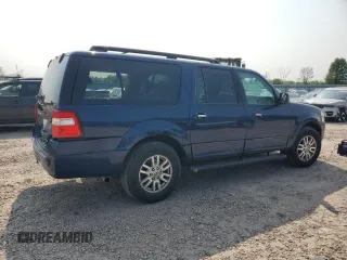 2011 Ford Expedition Max XLT with VIN 1FMJK1J56BEF30053, listed as a Copart auction lot 59541665 with 184,885 mi miles and Salvage title. Bid and sale history available at DreamBid. Image 3.