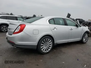 2015 Lincoln MKS with VIN 1LNHL9EK5FG607404, listed as a Copart auction lot 43246995 with Not provided miles and Salvage title. Bid and sale history available at DreamBid. Image 3.