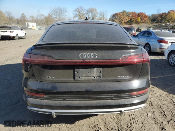 2022 Audi e-tron Sportback Premium Plus z VIN WA12ABGE8NB022921, wystawiony jako Copart lot #78085344 z przebiegiem 54 270 mil mil oraz Szkoda całkowita • Salvage title. Historia ofert i sprzedaży dostępna na DreamBid. Obrazek 6.