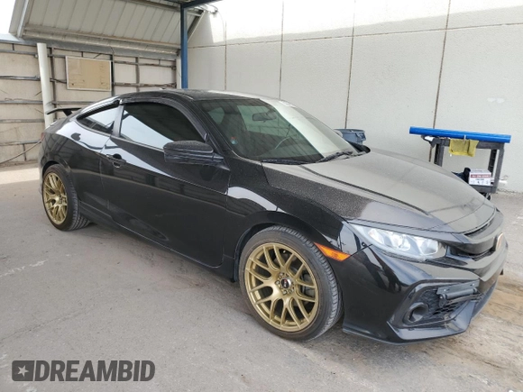 2017 Honda Civic Si with VIN 2HGFC3A59HH755511, listed as a Copart auction lot 50388225 with 82,420 mi miles and Salvage Title. Bid and sale history available at DreamBid. Image 4.