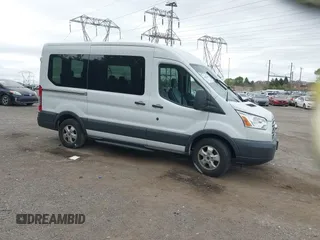 2017 Ford Transit Passenger XL with VIN 1FMZK1CM8HKA67270, listed as a IAAI auction lot 42074459 with 50,461 mi miles and . Bid and sale history available at DreamBid. Image 1.