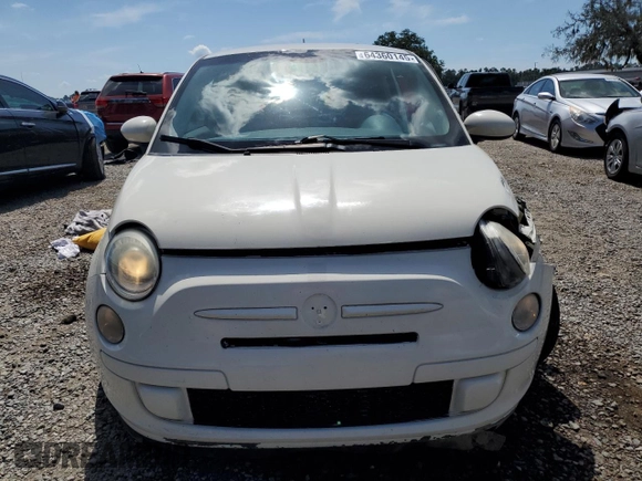 2013 FIAT 500 Pop with VIN 3C3CFFARXDT543669, listed as a Copart auction lot 64360145 with 107,481 mi miles and Salvage title. Bid and sale history available at DreamBid. Image 5.