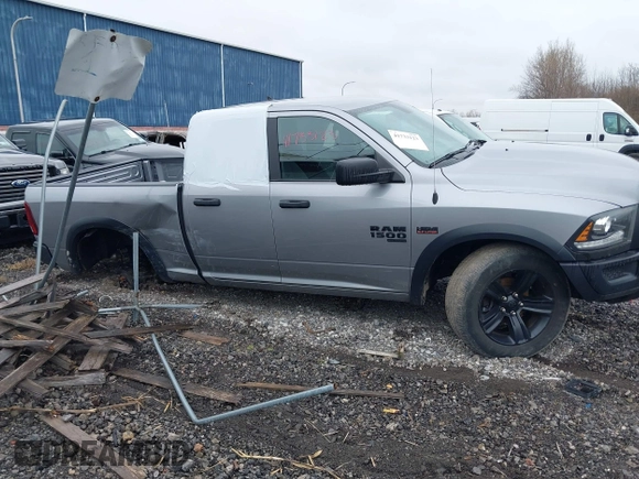 2021 Ram 1500 Classic Warlock with VIN 1C6RR7GT2MS595912, listed as a IAAI auction lot 41733123 with 33,156 mi miles. Bid and sale history available at carsss.com. Image 13.