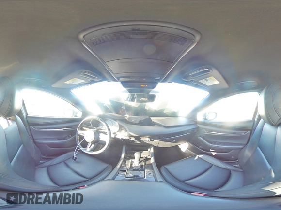 2019 Mazda 3 with VIN JM1BPBJM0K1134358, listed as a Copart auction lot 72412974 with 53,707 mi miles and Salvage title. Bid and sale history available at DreamBid. Image 14.