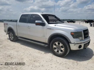 2013 Ford F-150 XL with VIN 1FTFW1ET7DFA15681, listed as a Copart auction lot 54822095 with 176,597 mi miles and Salvage title. Bid and sale history available at DreamBid. Image 4.