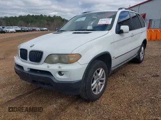 2005 BMW X5 3.0i with VIN 5UXFA13515LY12626, listed as a IAAI auction lot 41584553 with 212,707 mi miles. Bid and sale history available at carsss.com. Image 2.