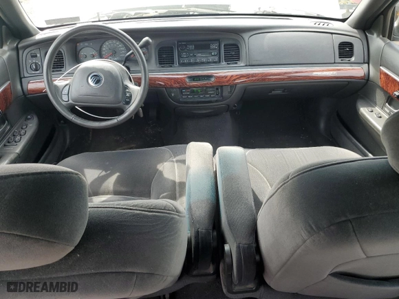 2002 Mercury Grand Marquis LS Premium with VIN 2MEFM75W42X665913, listed as a Copart auction lot 53554535 with 92,394 mi miles and Salvage Title. Bid and sale history available at carsss.com. Image 8.
