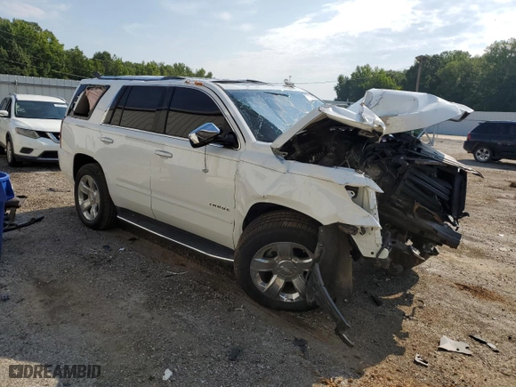2017 Chevrolet Tahoe Premier with VIN 1GNSCCKC5HR110937, listed as a Copart auction lot 64006644 with 0 mi miles and Salvage Title. Bid and sale history available at carsss.com. Image 4.