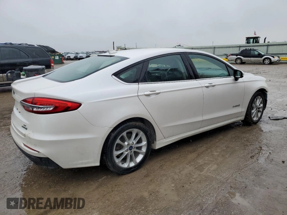 2019 Ford Fusion Hybrid SE with VIN 3FA6P0LU4KR157950, listed as a Copart auction lot 38016003 with 0 mi miles. Bid and sale history available at carsss.com. Image 3.