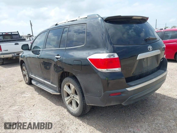 2013 Toyota Highlander Limited z VIN 5TDDK3EH1DS180782, wystawiony jako IAAI lot #42420237 z przebiegiem 193 773 mil mil oraz . Historia ofert i sprzedaży dostępna na DreamBid. Obrazek 3.