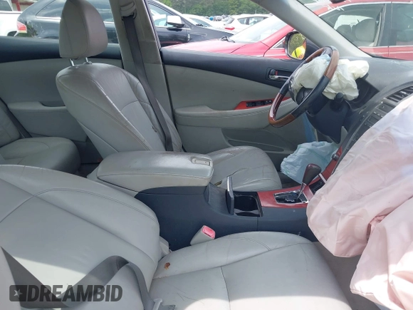 2007 Lexus ES 350 with VIN JTHBJ46G272106335, listed as a IAAI auction lot 42178008 with 144,552 mi miles. Bid and sale history available at carsss.com. Image 5.
