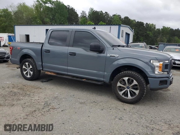 2020 Ford F-150 XL with VIN 1FTEW1C5XLKE22948, listed as a Copart auction lot 51462295 with 94,782 mi miles and Salvage Title. Bid and sale history available at carsss.com. Image 4.