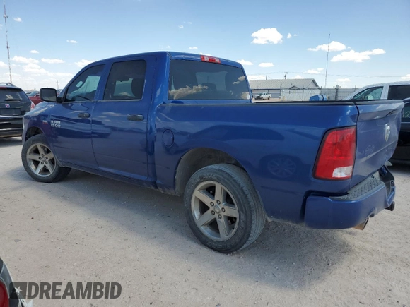 2014 Ram 1500 Express with VIN 3C6RR6KT9EG221727, listed as a Copart auction lot 65343974 with 154,126 mi miles and Salvage Title. Bid and sale history available at carsss.com. Image 2.