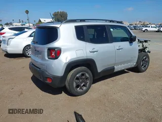 2017 Jeep Renegade Sport with VIN ZACCJAAB0HPF09057, listed as a IAAI auction lot 42141479 with 104,228 mi miles and . Bid and sale history available at DreamBid. Image 4.