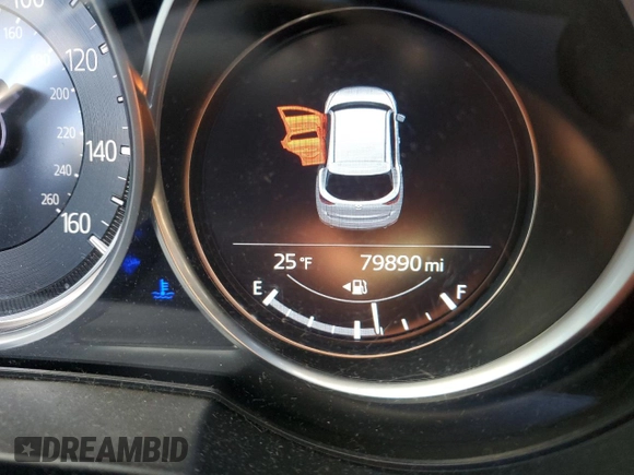 2020 Mazda CX-5 Touring with VIN JM3KFBCMXL1757348, listed as a Copart auction lot 45495665 with 79,890 mi miles and Salvage Title. Bid and sale history available at carsss.com. Image 9.
