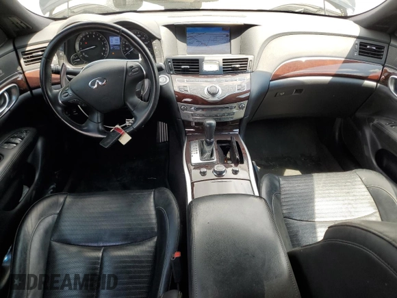 2017 Infiniti Q70 3.7 with VIN JN1BY1AP7HM740431, listed as a Copart auction lot 54449265 with 129,598 mi miles and Salvage title. Bid and sale history available at DreamBid. Image 8.