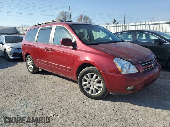 2007 Kia Sedona EX with VIN KNDMB233576113527, listed as a Copart auction lot 78349614 with 183,988 mi miles and Clean Title. Bid and sale history available at carsss.com. Image 4.