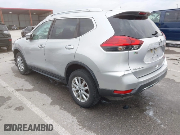 2017 Nissan Rogue SV with VIN KNMAT2MV1HP585073, listed as a IAAI auction lot 41173945 with 112,854 mi miles. Bid and sale history available at carsss.com. Image 3.